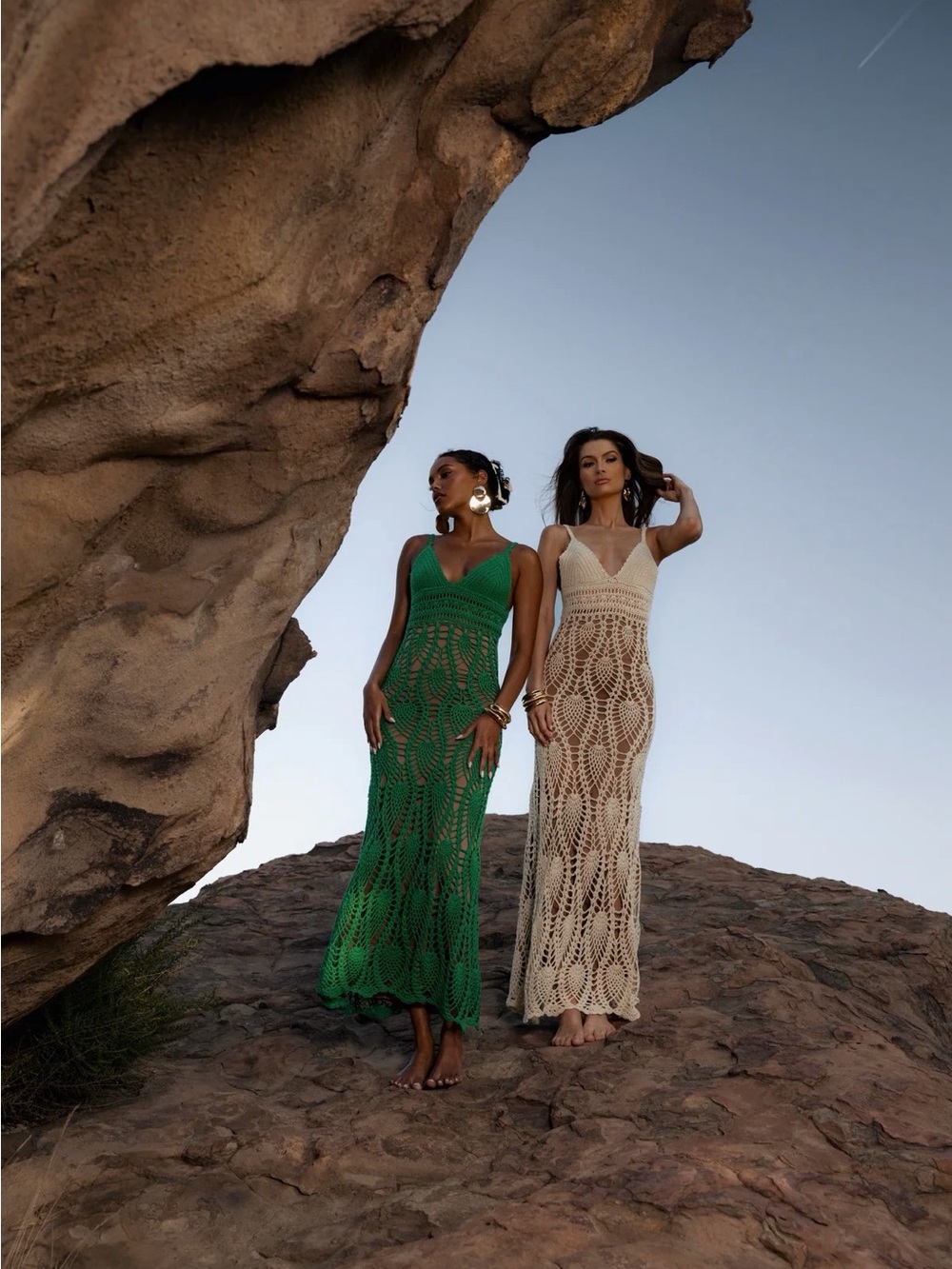 JLUXLABEL Green Crochet Maxi Dress - Picture 2 of 9